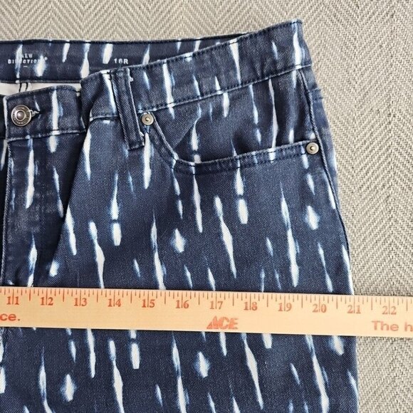 New Directions Jeans Women's 16R Blue Bleach Tie Dyed Skinny Stretch ND314-TDT - Picture 14 of 16